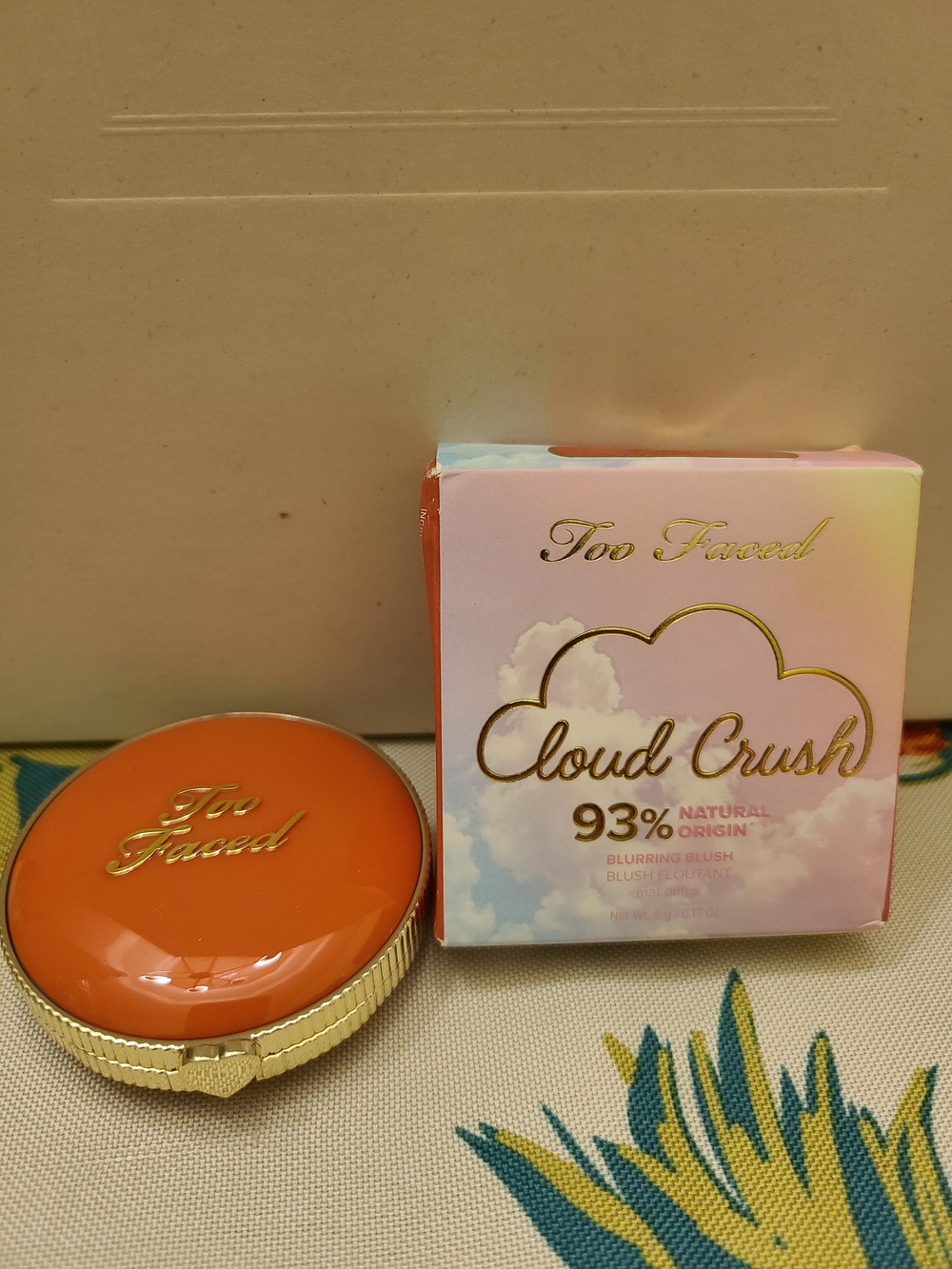 Too Faced Cloud Crush Blurring Blush Tequila Sunset